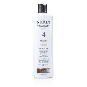 Nioxin System 4 Scalp Therapy Conditioner For Fine Hair Chemically Treated Noticeably Thinning Hair 500ml/16.9oz