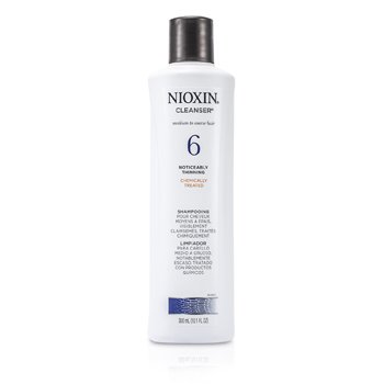 Nioxin System 6 Cleanser For Medium to Coarse Hair Chemically Treated Noticeably Thinning Hair 300ml/10.1oz