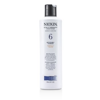 Nioxin System 6 Scalp Therapy Conditioner For Medium to Coarse Hair Chemically Treated Noticeably Thinning Hair 300ml/10.1oz