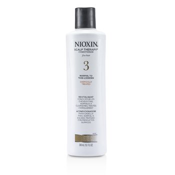 Nioxin System 3 Scalp Therapy Conditioner For Fine Hair Chemically Treated Normal to Thin-Looking Hair 300ml/10.1oz