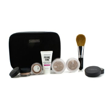 BareMinerals BareMinerals Get Started Complexion Kit For Flawless Skin - # Medium Tan 6pcs+1clutch