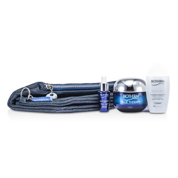 Blue Therapy Набор: Blue Therapy Крем SPF 15 50мл + Blue Therapy Сыворотка 7мл + Biosource Мицеллярная Вода 30мл + Сумка 3pcs+1bag