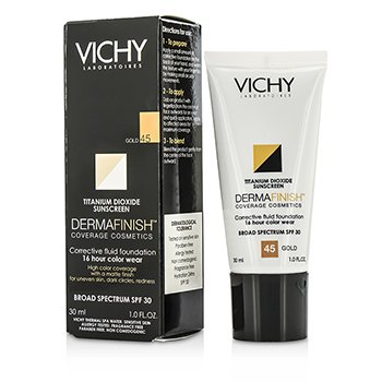 EAN 3337871325145 product image for Vichy Dermafinish Corrective Fluid Foundation SPF30 - #Gold 45 30ml/1oz | upcitemdb.com