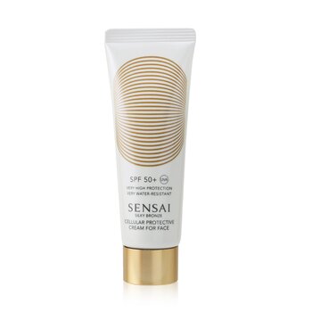 Sensai Silky Bronze Антивозрастной Уход - Защитный Крем для Лица SPF50 50ml/1.7oz