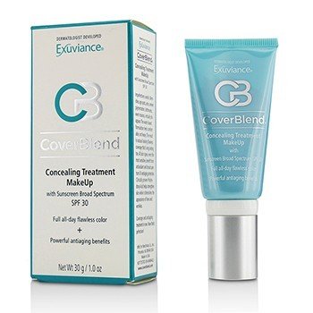 ExuvianceCoverblend Concealing Treatment Makeup SPF30 Toasted Almond 30ml 1oz