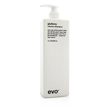 EAN 9327417000401 product image for Evo Gluttony Volume Shampoo (For All Hair Types  Especially Fine Hair) 1000ml/33 | upcitemdb.com