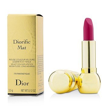 Christian Dior Diorific Mat Velvet Colour Lipstick - # 770 Fantastique 3.5g/0.12oz