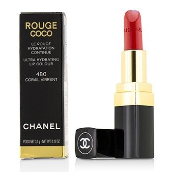 EAN 3145891724806 product image for ChanelRouge Coco Ultra Hydrating Lip Colour - # 480 Corail Vibrant 3.5g/0.12oz | upcitemdb.com