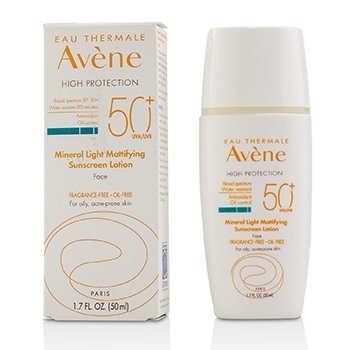 Легкий Минеральный Матирующий Солнцезащитный Лосьон для Лица SPF 50+ - для Жирной, Проблемной Кожи 50ml/1.7oz