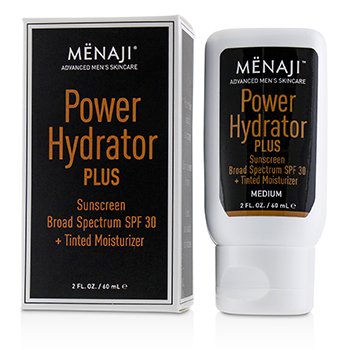 Купить Power Hydrator Plus Защита от Солнца Широкого Спектра SPF 30 + Тонированный Увлажнитель (Средний) 60ml/2oz, Menaji