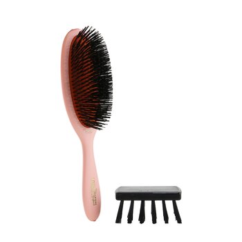Boar Bristle - Large Extra Bistle Large Size Hair Bush B1 - # Pink (Generally Used For Fine Hair) 1pc