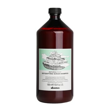 Купить Natural Tech Detoxifying Scrub Shampoo - For Atonic Scalp (Bottle Slightly Dented) 1000ml/33.8oz, Davines