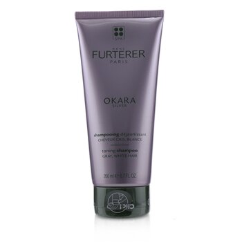 Купить Okara Silver Silver Radiance Ritual Toning Shampoo (Gray, White Hair) (Box Slightly Damaged) 200ml/6.7oz, Rene Furterer