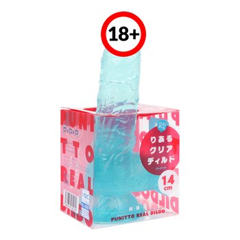 PPP Made In JapanPunitto Clear Real Dildo 14cm Ice Blue 1pc