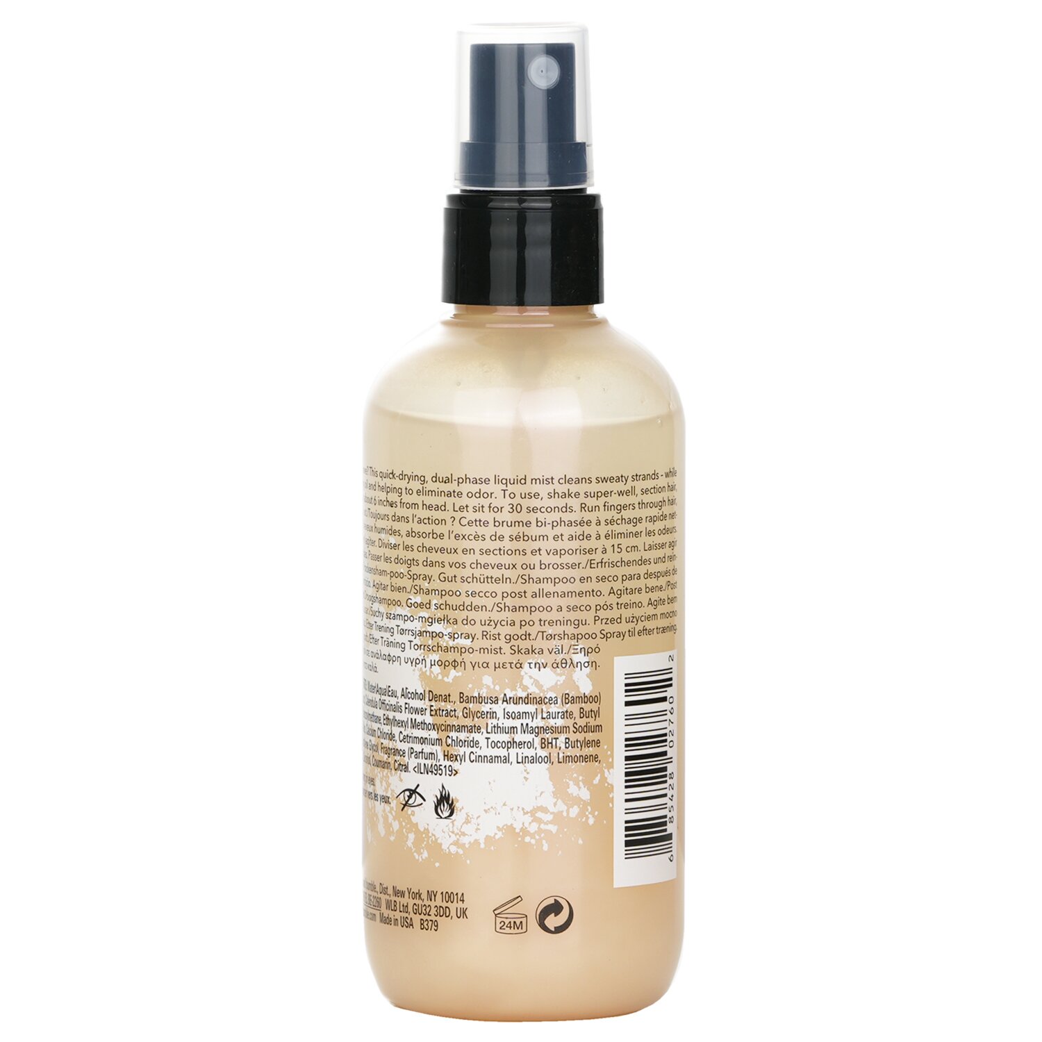 BUMBLE AND BUMBLE - Pret-A-powder Post Workout Dry Shampoo Mist 120ml/4oz. 