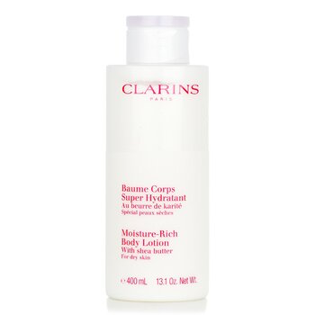 Clarins Hydratační tělový krém pro suchou pleť New Moisture-Rich Body Lotion - For Dry Skin ( velké balení, Limitovaná edice )  400ml/14oz
