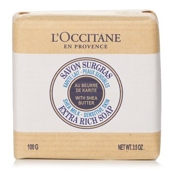 欧舒丹 L'Occitane 乳木果牛奶味洁肤皂 身体皂 沐浴皂 100g/3.5oz