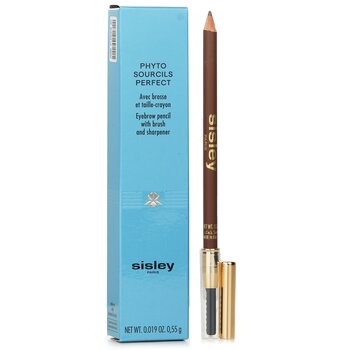 Sisley - Phyto Sourcils Perfect Eyebrow Pencil (With Brush & Sharpener) - No. 02 Chatain Image 1