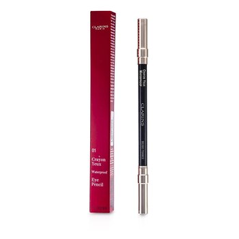 Clarins - Waterproof Eye Pencil - # 01 Black Image 1