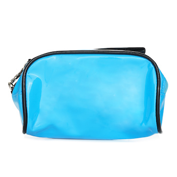 BAG - Blue Cosmetic Bag with Mirror #B Image 1