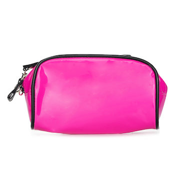 BAG - Pink Cosmetic Bag with Mirror #B Image 1