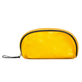 BAG - Yellow Cosmetic Bag with Mirror #A Image 1