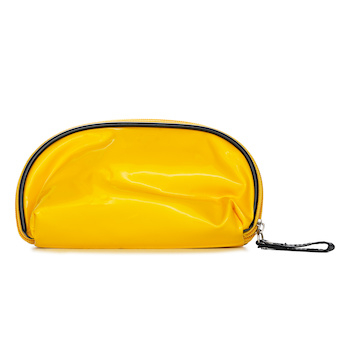 BAG - Yellow Cosmetic Bag with Mirror #A Image 2