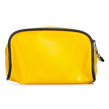 BAG - Yellow Cosmetic Bag with Mirror #B Image 2
