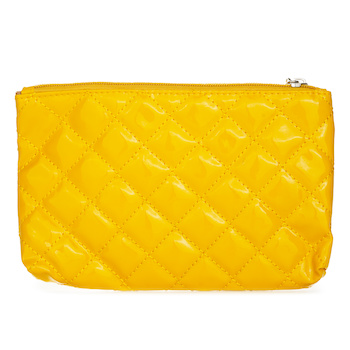 BAG - Square Cosmetic Bag - Yellow Image 2