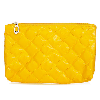 Square Cosmetic Bag - Yellow