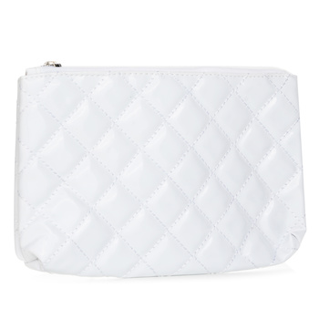 BAG - Square Cosmetic Bag - White Image 1