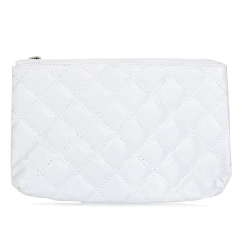 BAG - Square Cosmetic Bag - White Image 2