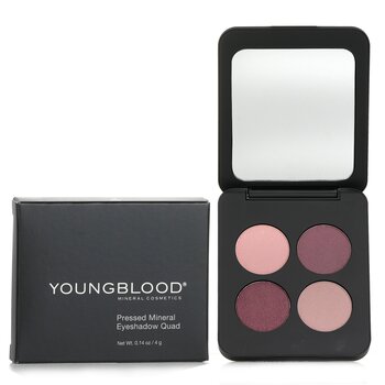 Youngblood - Pressed Mineral Eyeshadow Quad - Vintage Image 1