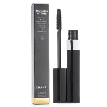 Chanel Inimitable Intenso .03 oz / 1 ml Travel Size 10 Noir Máscara de  pestañas negra