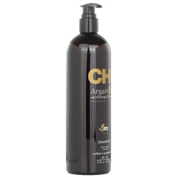 CHI - Argan Oil Plus Moringa Oil Shampoo - Sulfate & Paraben Free Image 1