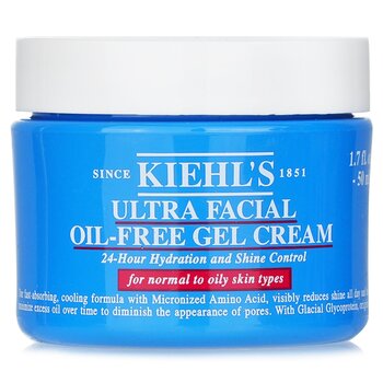 Kiehl's Beztłuszczowy nawilżający krem-żel do twarzy do skóry normalnej i tłustej Ultra Facial Oil-Free Gel Cream (For Normal to Oily Skin) 50ml/1.7oz