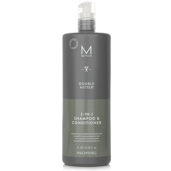 Paul Mitchell Mitch Double Hitter 2-in-1 Shampoo & Conditioner 1000ml/33.8oz