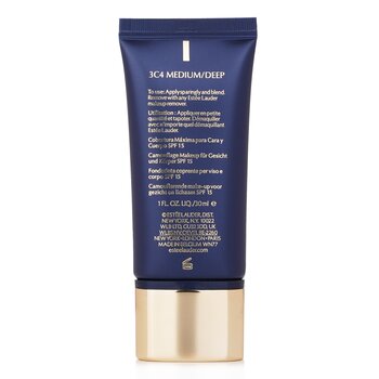 Estee Lauder - Double Wear Maximum Cover Camouflage Make Up (Face & Body) SPF15 - #07/3C4 Medium/Deep Image 2