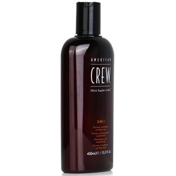 American Crew - Men 3-IN-1 Shampoo, Conditioner & Body Wash Image 1