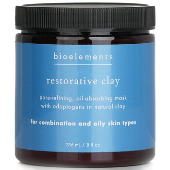 Bioelements Restorative Clay Pore Refining Treatment Mascarilla Tratamiento Poro Afinador (Tamaño Salón, Piel Grasa-Mixta) 236ml/8oz