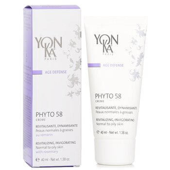 Yonka - Age Defense Phyto 58 Creme With Rosemary - Revitalizing, Invigorating (Normal To Oily Skin) Image 1