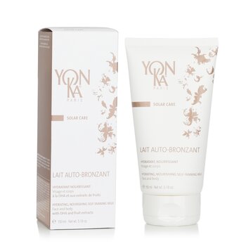 Yonka - Solar Care Lait Auto-Bronzant - Hydrating, Nourishing Self-Tanning Milk With DHA & Fruit Extracts - Face & Body Image 1