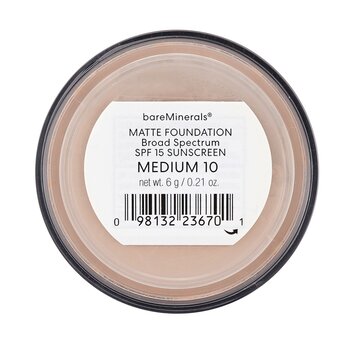 BareMinerals - BareMinerals Matte Foundation Broad Spectrum SPF15 - Medium Image 1