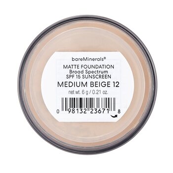 BareMinerals - BareMinerals Matte Foundation Broad Spectrum SPF15 - Medium Beige Image 1