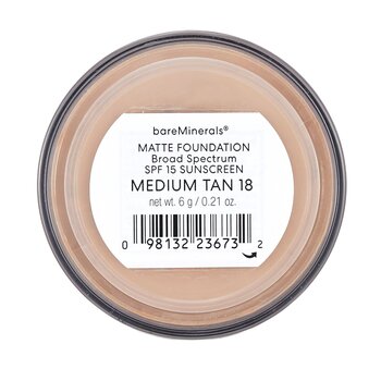 BareMinerals - BareMinerals Matte Foundation Broad Spectrum SPF15 - Medium Tan Image 1