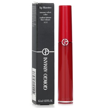 Giorgio Armani - Lip Maestro Intense Velvet Color (Liquid Lipstick) - # 400 (The Red) Image 1