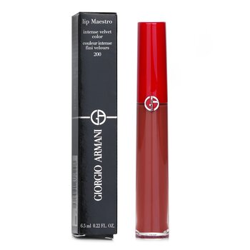 Giorgio Armani - Lip Maestro Intense Velvet Color (Liquid Lipstick) - # 200 (Terra) Image 1