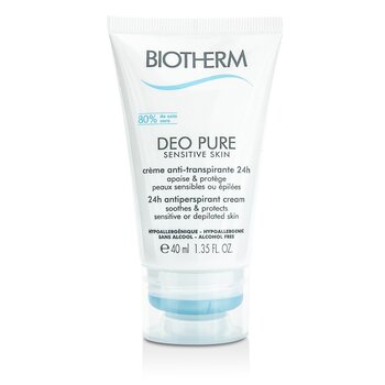 Deo Pure 24H Antiperspirant Cream (Sensitive Skin) (40ml/1.35oz) 