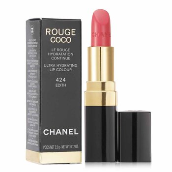 Chanel - Rouge Coco Ultra Hydrating Lip Colour - # 424 Edith Image 1