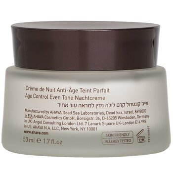 Ahava - Time To Smooth Age Control Even Tone Sleeping Cream Image 2